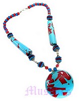 Single Row Resin Necklace - click here for large view